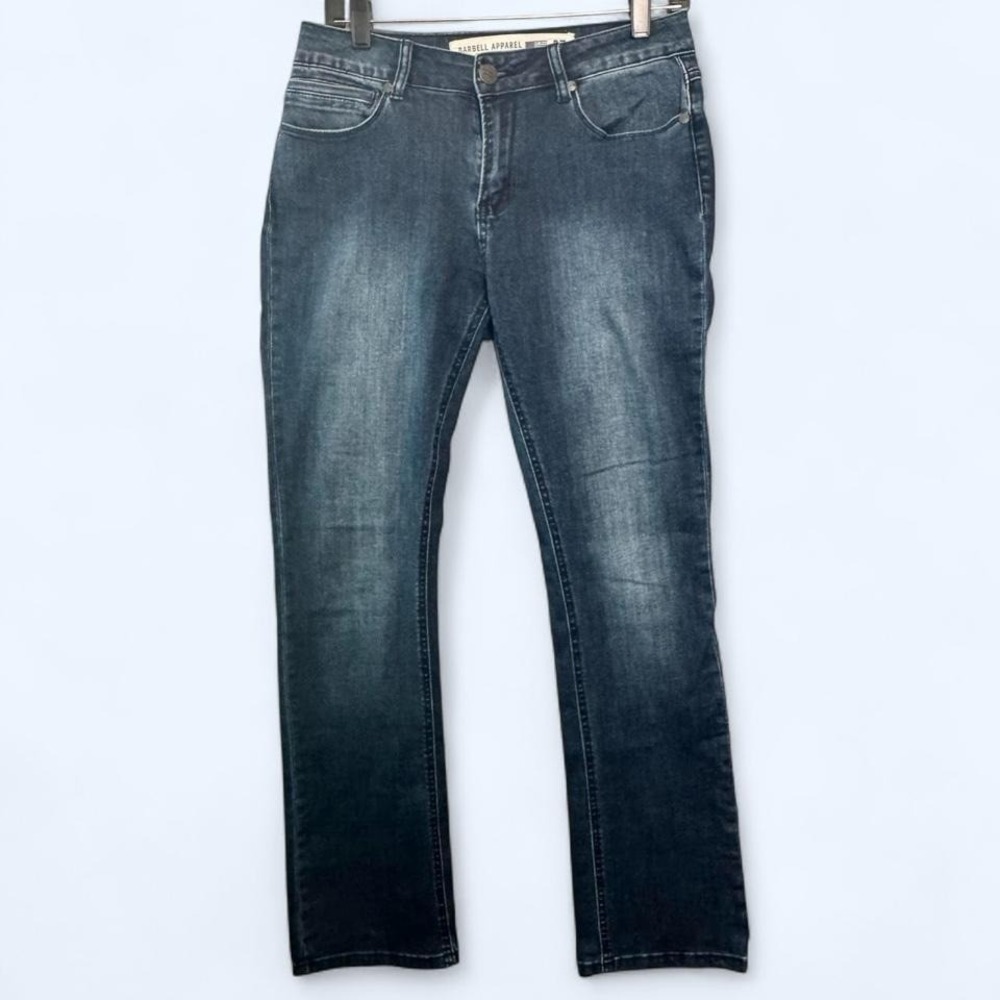 Barbell Apparel Straight Leg Performance Jeans Dark Wash Sz 27 Athleisure Street